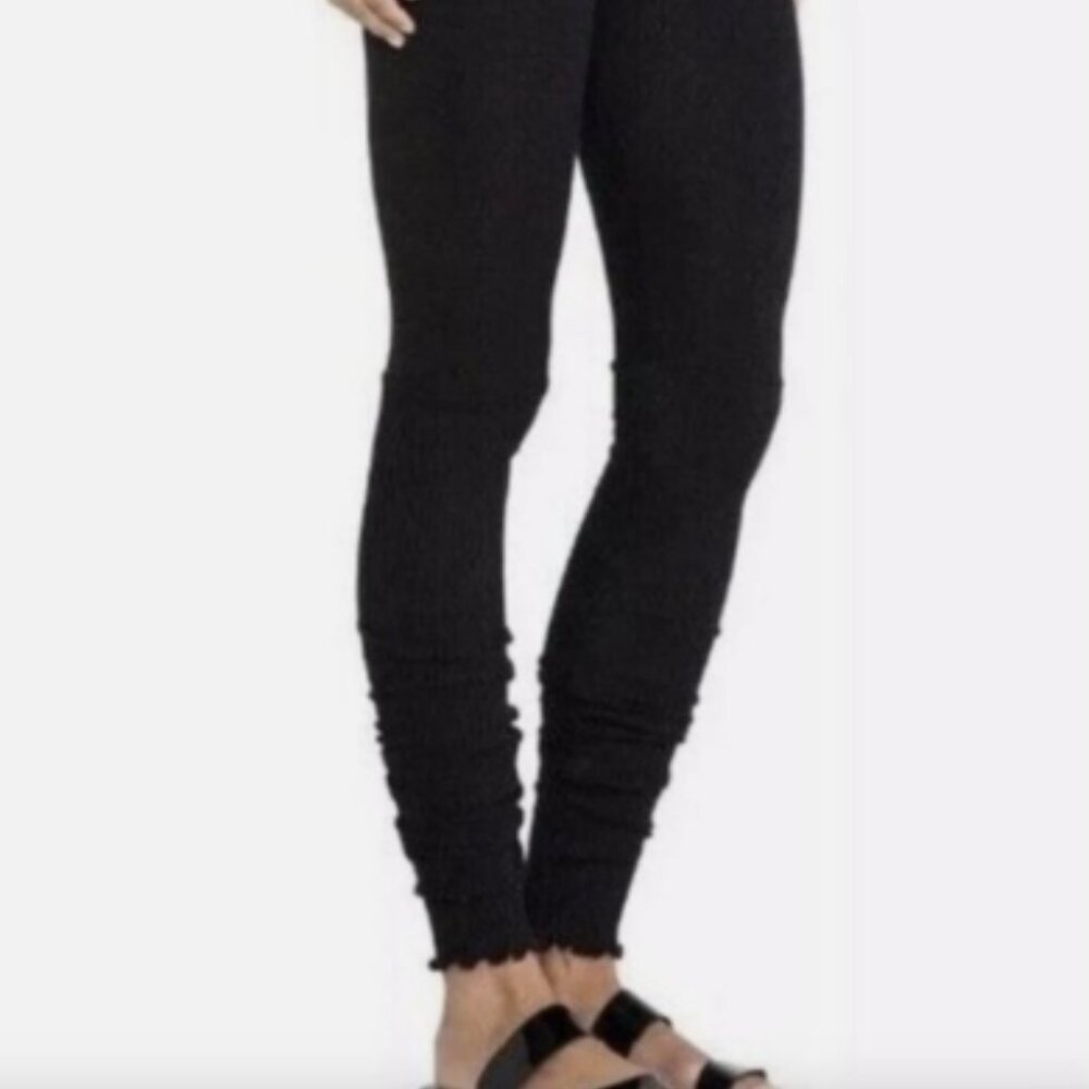 Free People Intimately Seamless Leggings, Black, Small, NWT